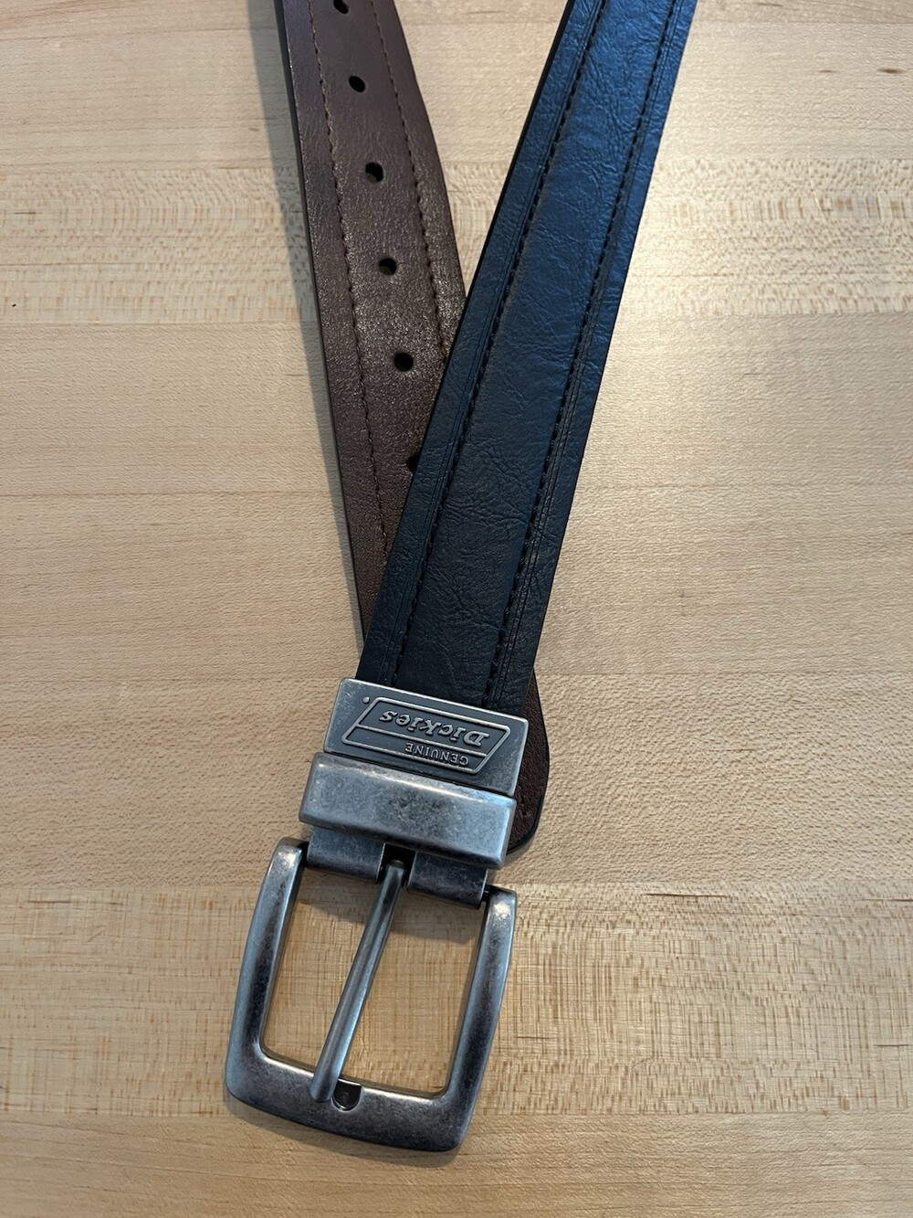 Dickies Reversible Belt Mens 40/100 Black Brown